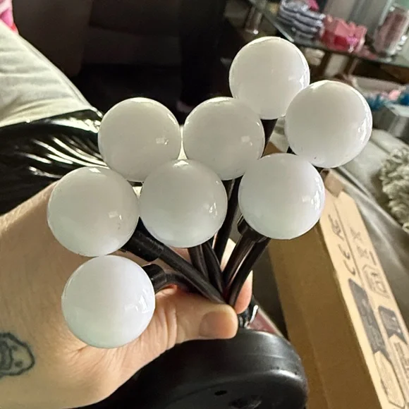 Multicolor LED Garden Stake Lights - Outdoor Party Lighting. This is for 4 - Picture 4 of 5